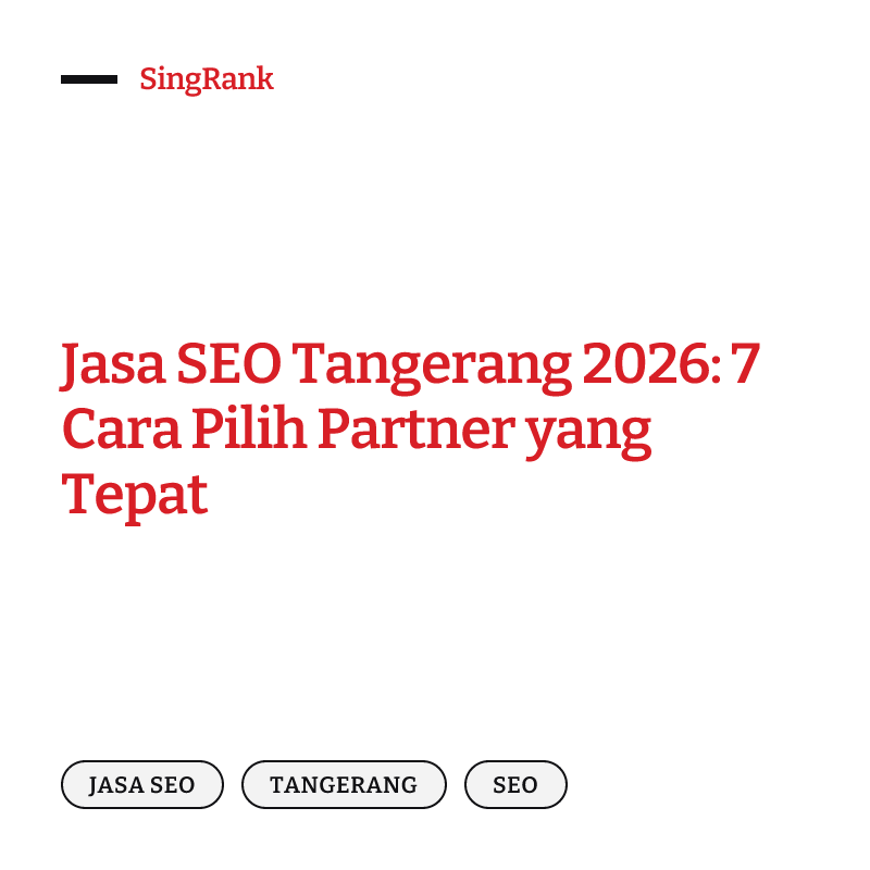 Jasa SEO Tangerang — bisnis muncul di Google, Maps, dan jawaban AI