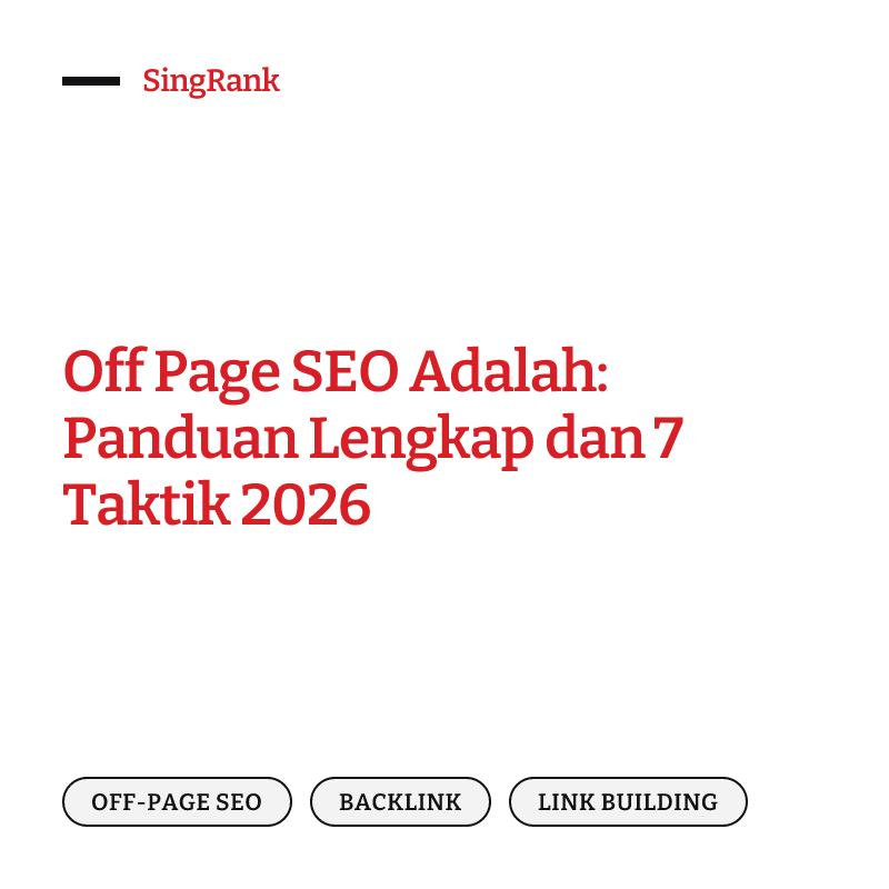 Off page SEO adalah — ilustrasi membangun otoritas situs lewat backlink, sebutan merek, dan sitasi lokal